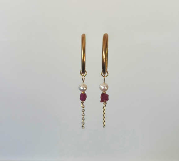 Ruby Pearl Drops